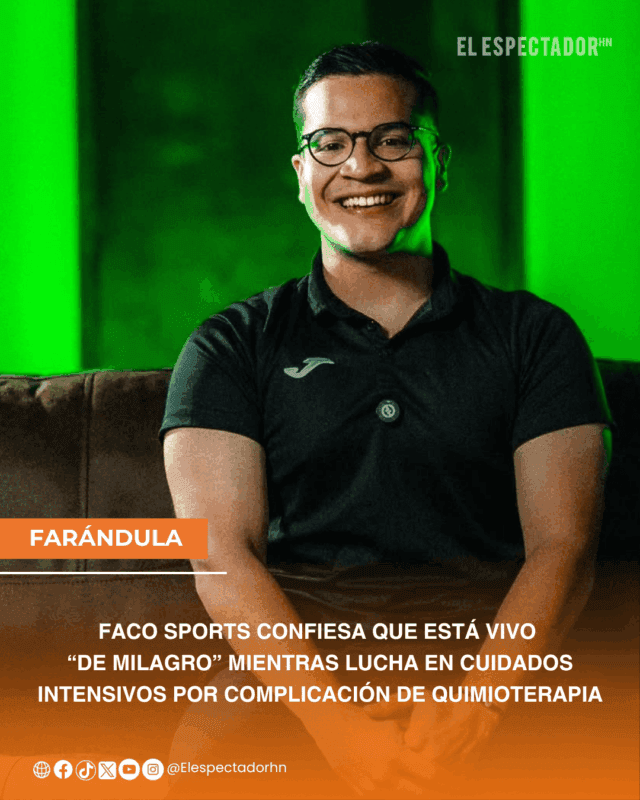 Faco Sports hospitalizado en UCI tras complicación de quimioterapia.