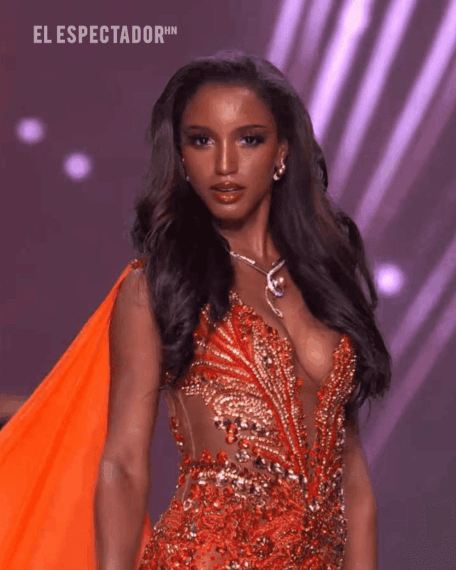 Gabrielle Henry, Miss Jamaica, durante la preliminar de Miss Universo 2025 en Tailandia.