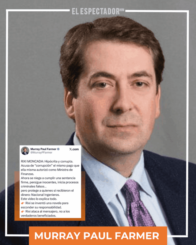 Murray Paul Farmer denunciando supuestas irregularidades de Rixi Moncada.