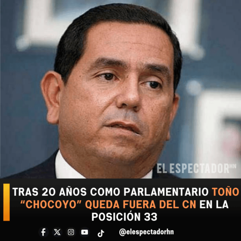 Tras 20 años como parlamentario Toño Rivera “Chocoyo” queda fuera del CN en la posición 33