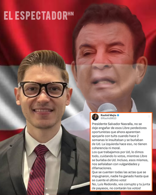Rashid Mejía advirtió que Libre utiliza oportunismo para manipular elecciones hondureñas.
