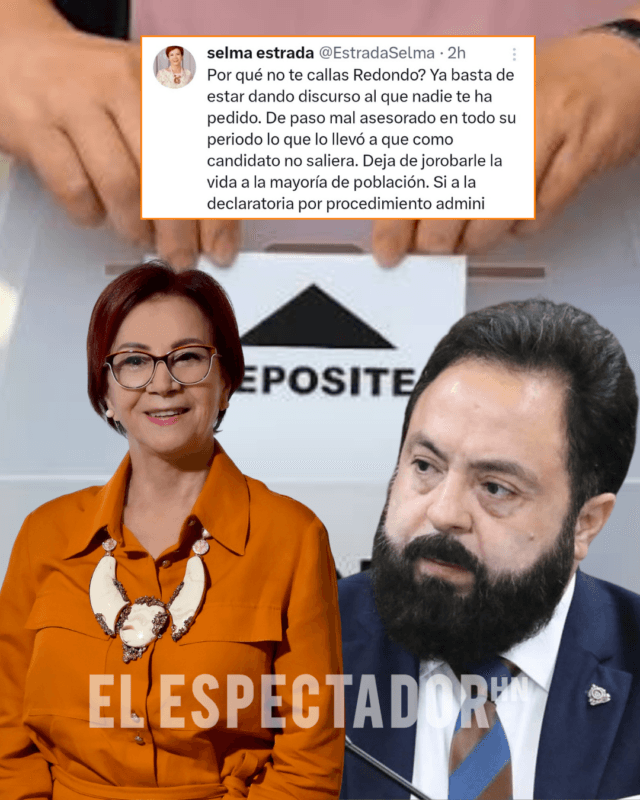Selma Estrada criticó a Luis Redondo por elecciones inválidas.