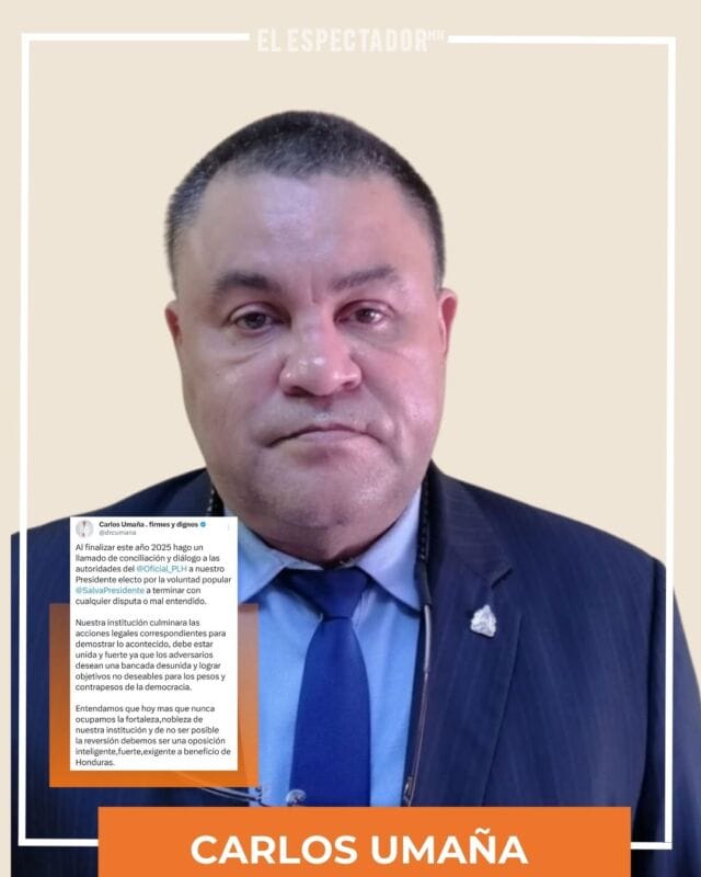 Carlos Umaña insta a unidad del Partido Liberal en beneficio nacional.