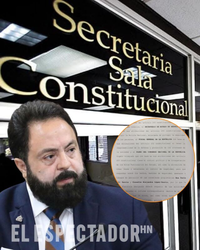 Sala de lo Constitucional reafirma legalidad, orden constitucional y protección institucional en Honduras.