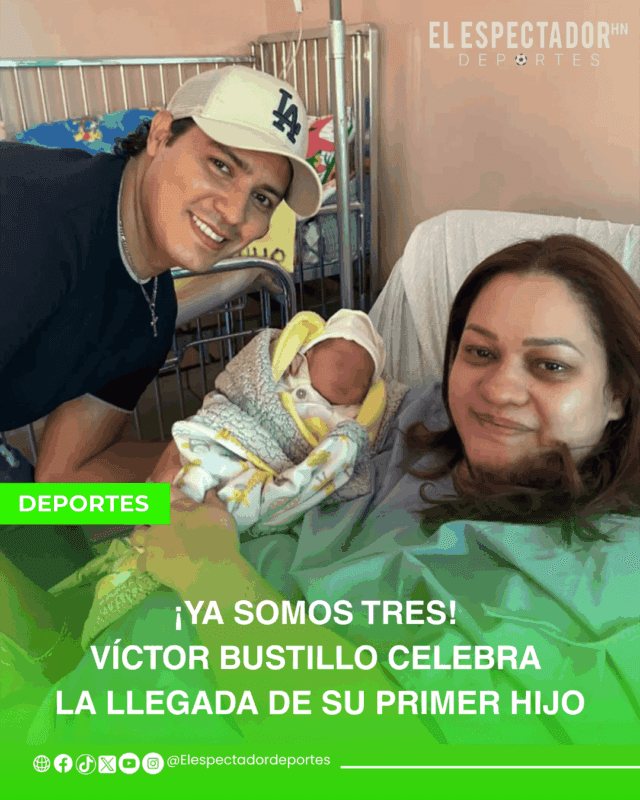 ¡Ya somos tres! Víctor Bustillo celebra la llegada de su primer hijo