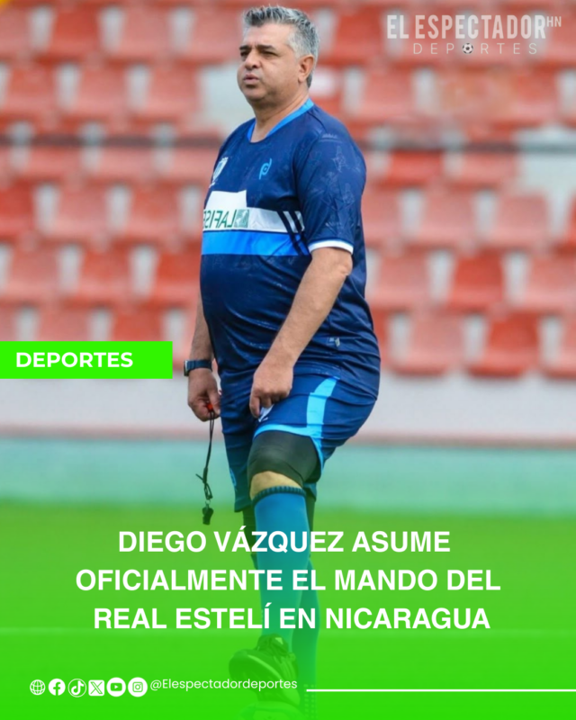 Diego Vázquez asume oficialmente el mando del Real Estelí en Nicaragua