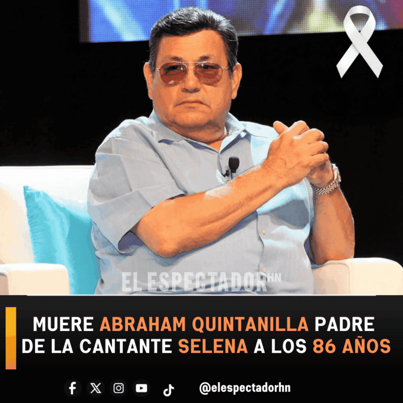 Muere Abraham Quintanilla padre de la cantante Selena a los 86 años