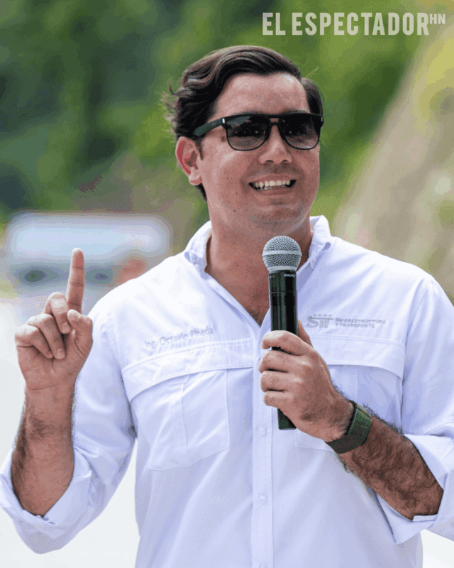 Octavio Pineda durante su mensaje tras las elecciones generales 2025.