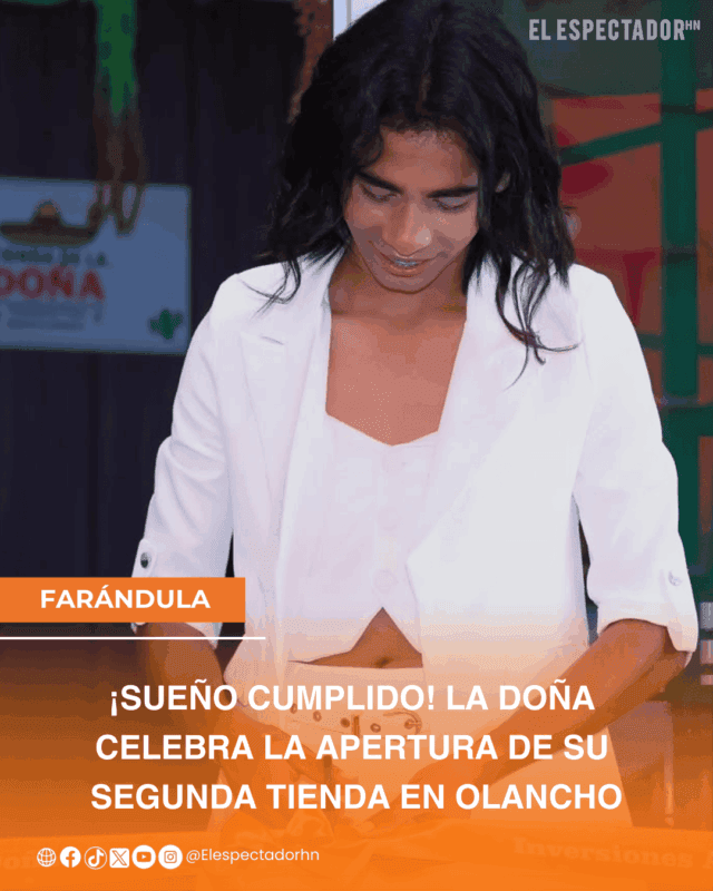 ¡Sueño cumplido! La doña celebra la apertura de su segunda tienda en Olancho