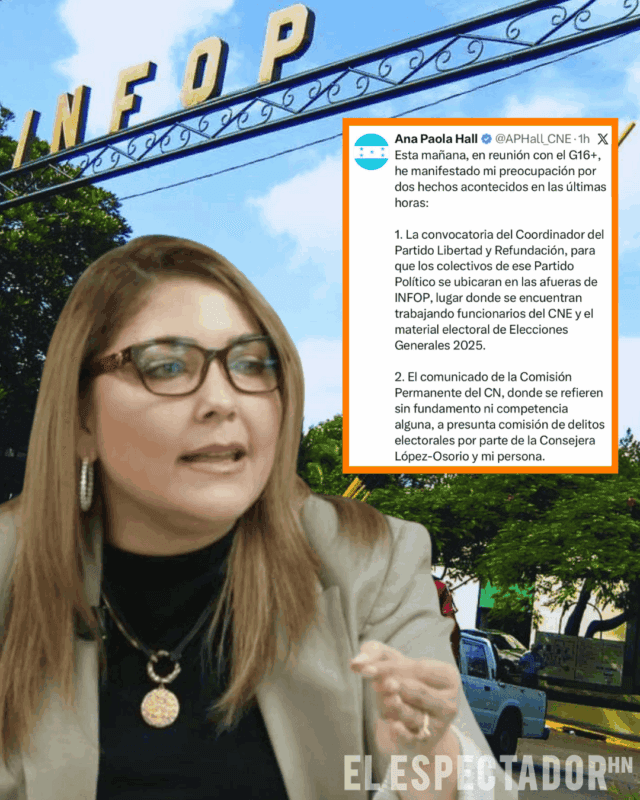 Ana Paola hall denuncia intimidación de colectivos de libre.