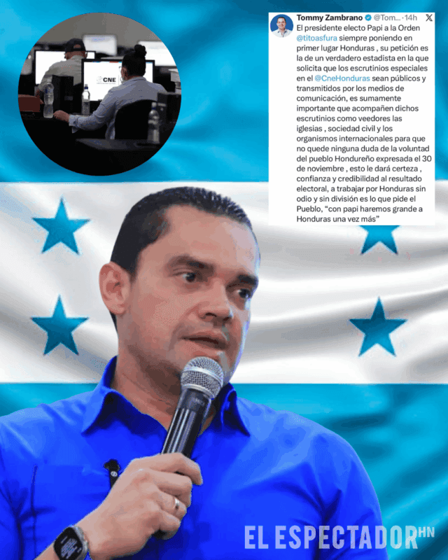 Tomás Zambrano exige escrutinios públicos ante el CNE