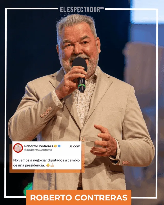 Roberto contreras asegura que no habrá negociación de diputados  por la presidencia