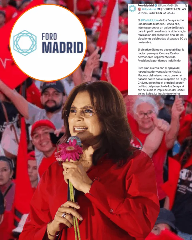 Foro de Madrid denuncia plan de Libre para impedir escrutinio tras elecciones