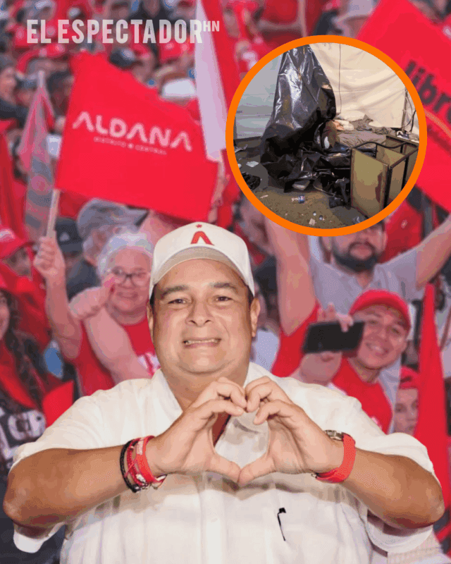 Aldana lamenta ataques del “Campamento de la victoria” destrozado por simpatizantes de Libre