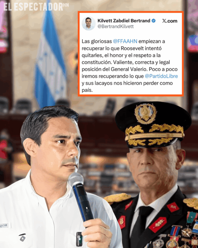 Kilvett Bertrand respalda que las FFAA rechazaron a la Comisión Permanente ilegal de Libre