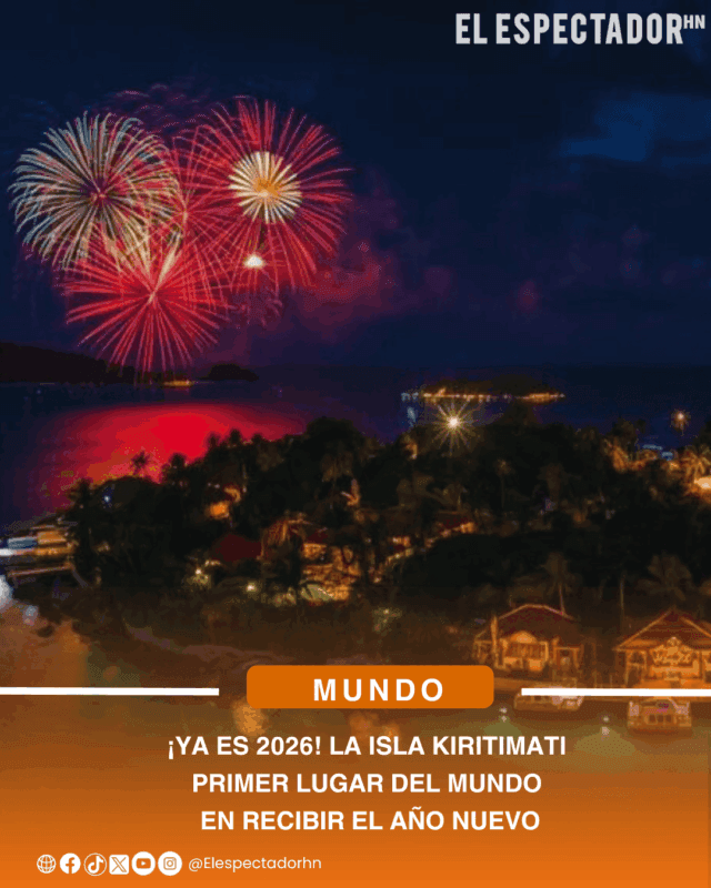 ¡Ya es 2026! La isla Kiritimati primer lugar del mundo en recibir el año nuevo