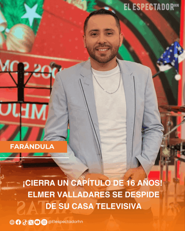 ¡Cierra un capítulo de 16 años! Elmer Valladares se despide de su casa televisiva