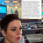 Beatriz Valle cuestiona críticas por la inscripción de Jorge Cálix como diputado