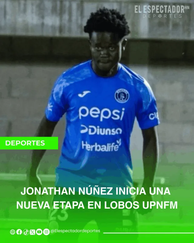 Jonathan Núñez inicia una nueva etapa en Lobos UPNFM