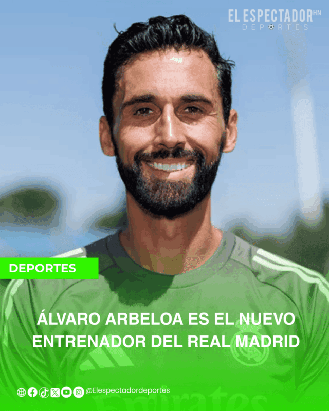 Álvaro Arbeloa es el nuevo entrenador del Real Madrid
