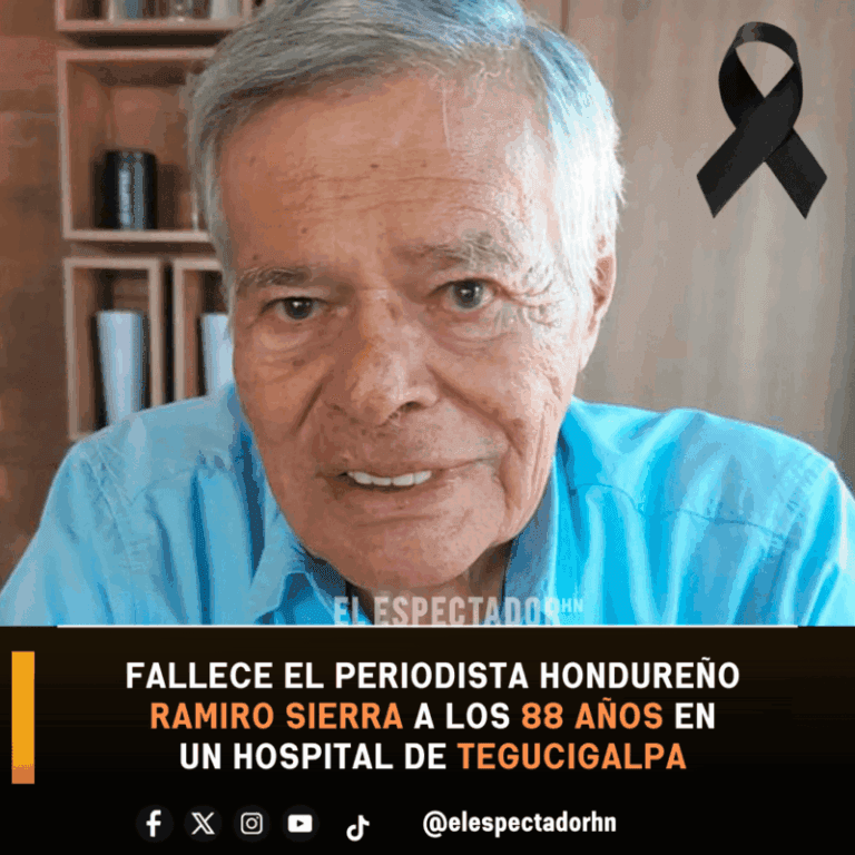 Fallece el periodista hondureño Ramiro Sierra a los 88 años en un Hospital de Tegucigalpa