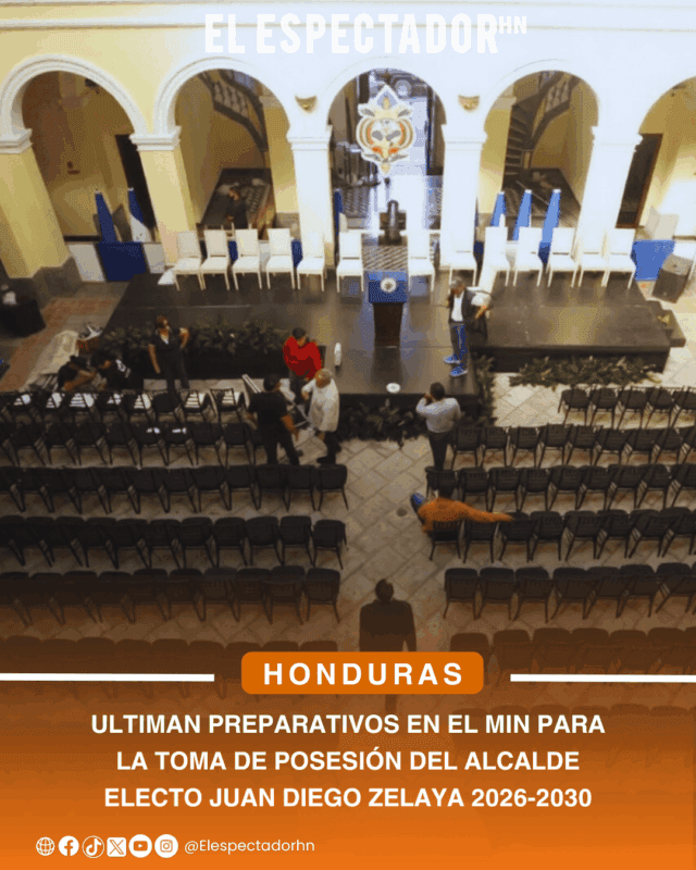 Ultiman preparativos en el MIN para la toma de posesión del alcalde electo Juan Diego Zelaya