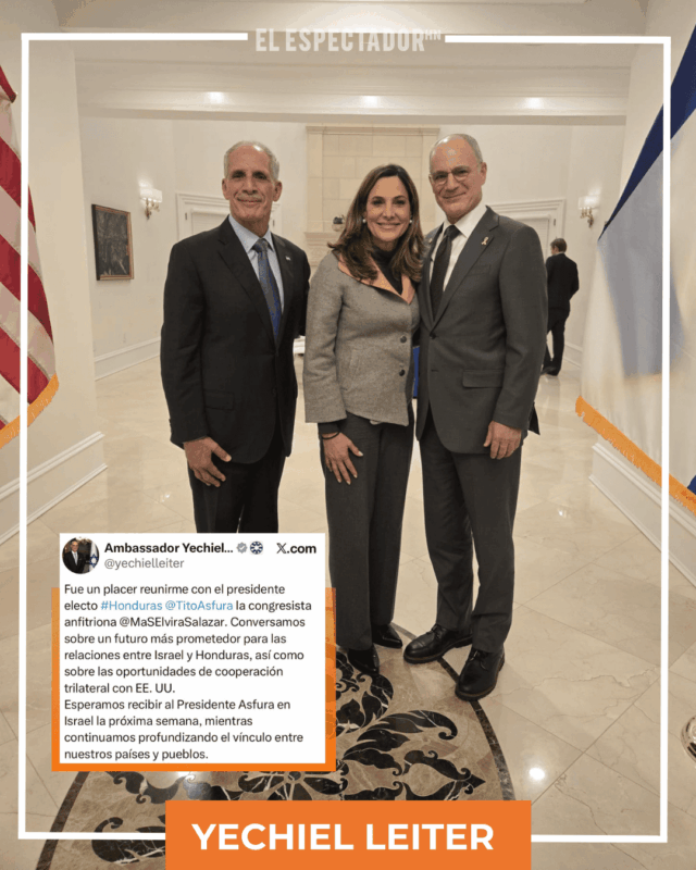 Yechiel Leiter asegura que Israel tras reunión con el presidente electo “Papi a la Orden” 