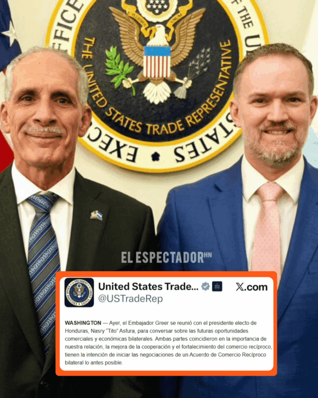 Jamieson Greer asegura que EE. UU iniciará negociaciones comerciales con el presidente electo “Papi a la Orden”