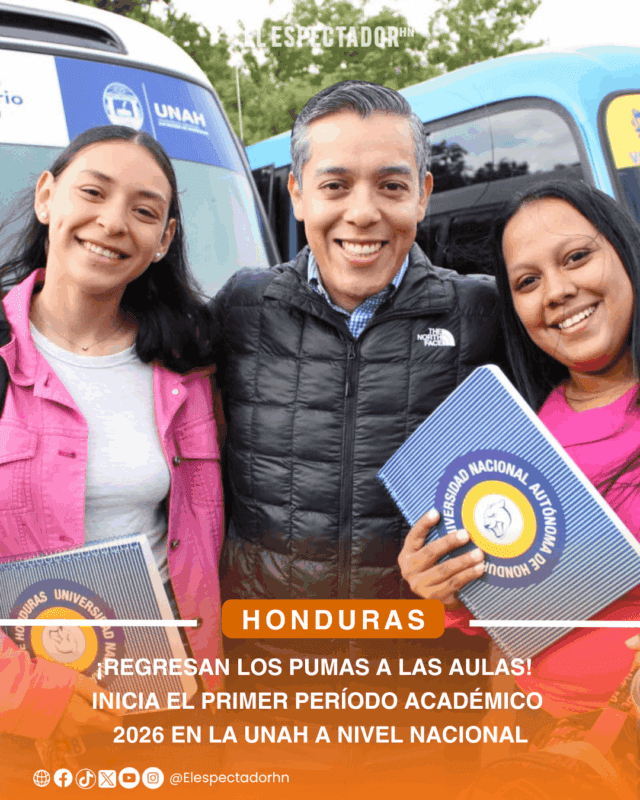 ¡Regresan los pumas a las aulas! inicia el primer período académico 2026 en la UNAH a nivel nacional