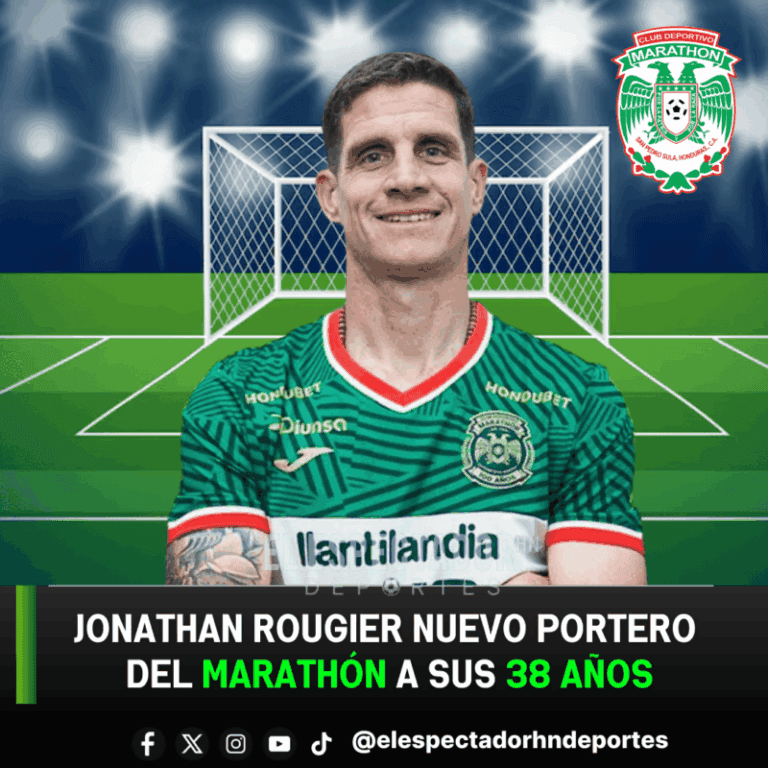 Jonathan Rougier nuevo portero del Marathón a sus 38 años