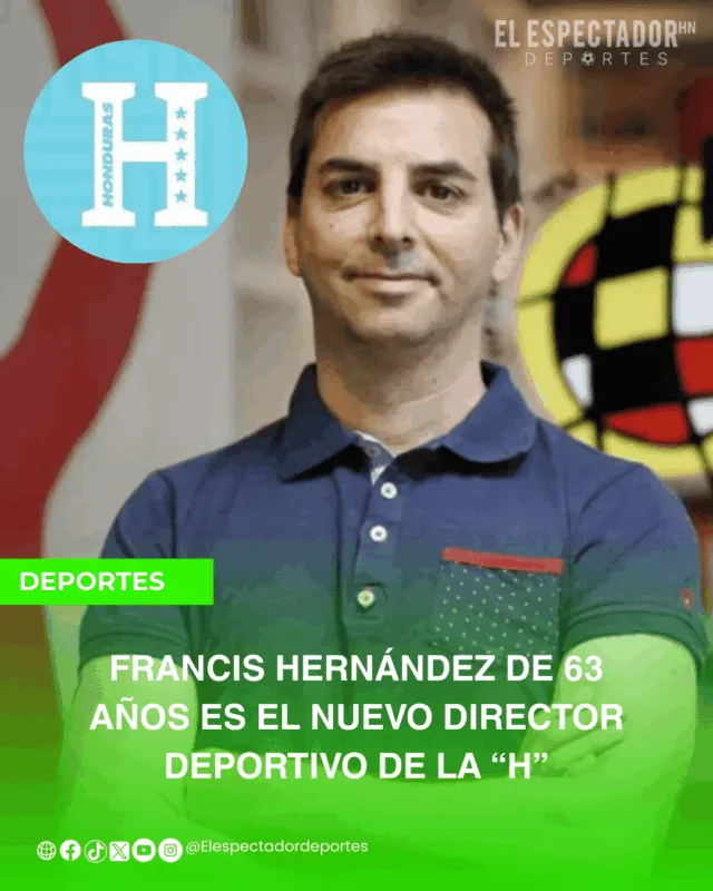 Francis Hernández de 63 años es el nuevo director deportivo de la “H”
