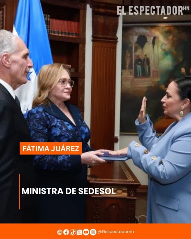 Fátima Juárez asume como nueva ministra de SEDESOL en Honduras
