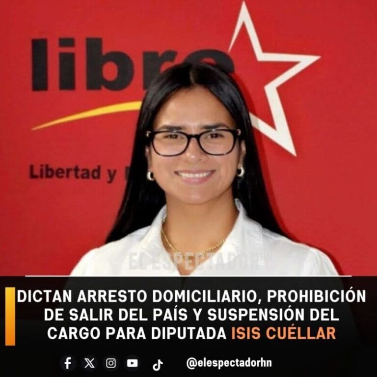 Dictan arresto domiciliario, prohibición de salir del país y suspensión del cargo para diputada Isis Cuéllar