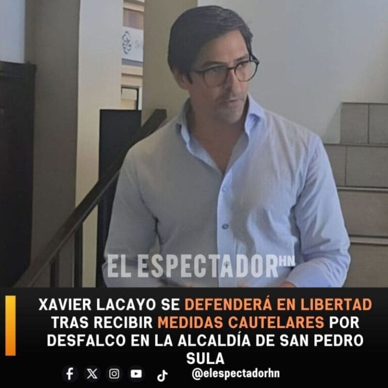 Xavier Lacayo se defenderá en libertad tras recibir medidas cautelares por desfalco en la Alcaldía de SPS