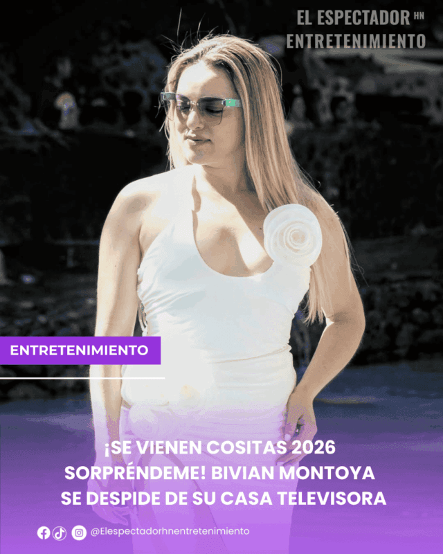 ¡Se vienen cositas 2026 sorpréndeme! Bivian Montoya se despide de su casa televisora