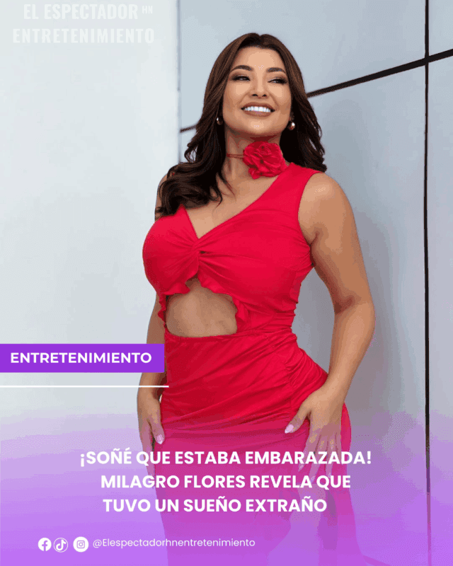 ¡Soñé que estaba embarazada! Milagro flores revela que tuvo un sueño extraño