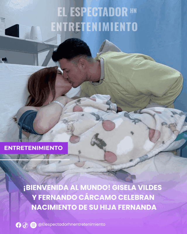 Gisela Vides y Fernando Cárcamo celebran nacimiento de su hija Fernanda