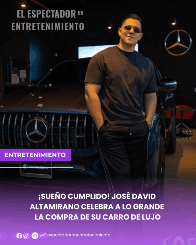 ¡Sueño cumplido! José David Altamirano celebra a lo grande la compra de su carro de lujo