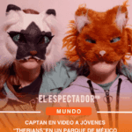 Captan en video a jóvenes “Therians” en un parque de Culiacán, México