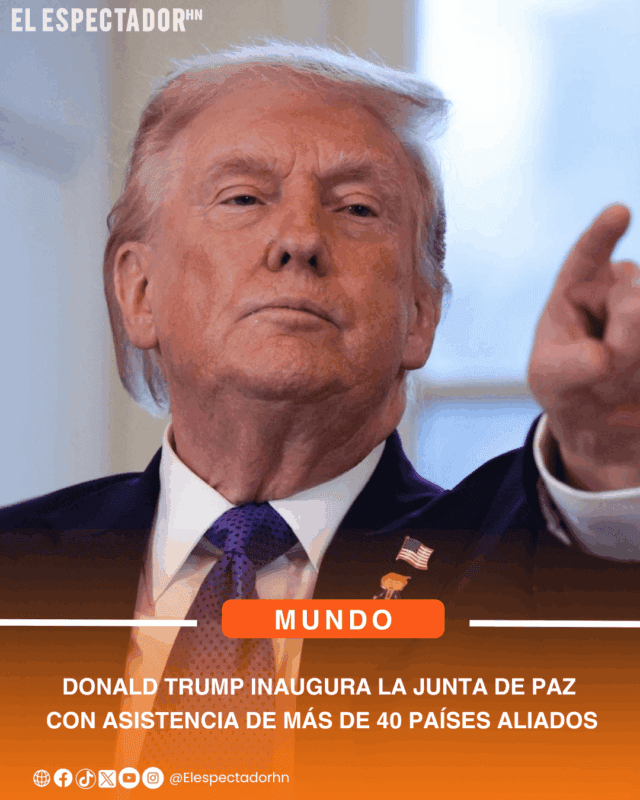 Donald Trump inaugura la junta de paz con asistencia de más de 40 países aliados