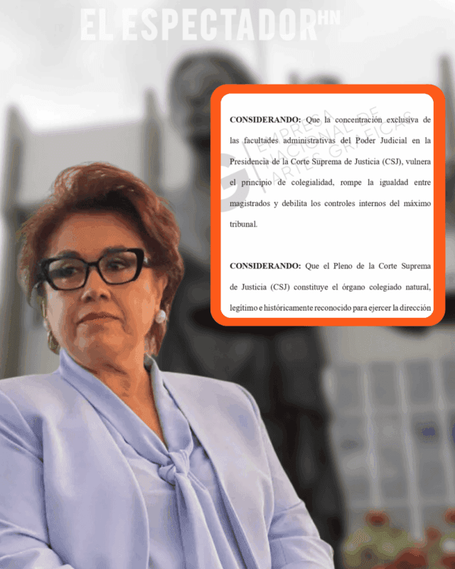 Pleno de la CSJ retoma control administrativo tras decreto que limita funciones de Raquel Obando