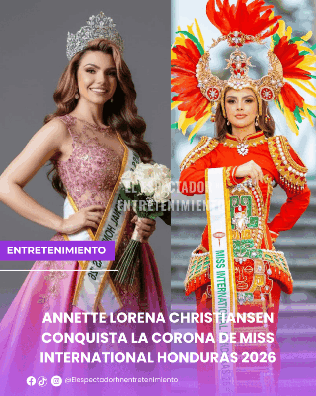 Annette Lorena Christiansen conquista la corona de Miss Internacional Honduras 2026
