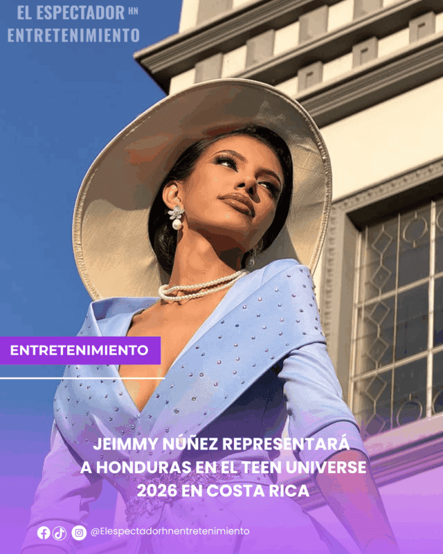 Jeimmy Núñez representará a Honduras en el Teen Universe 2026 en Costa Rica