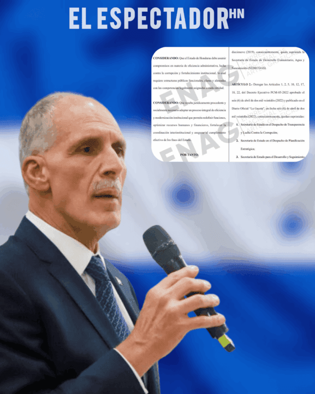 La Gaceta oficializa eliminación de varias dependencias, entre ellas la Secretaría de Transparencia y Planificación Estratégica