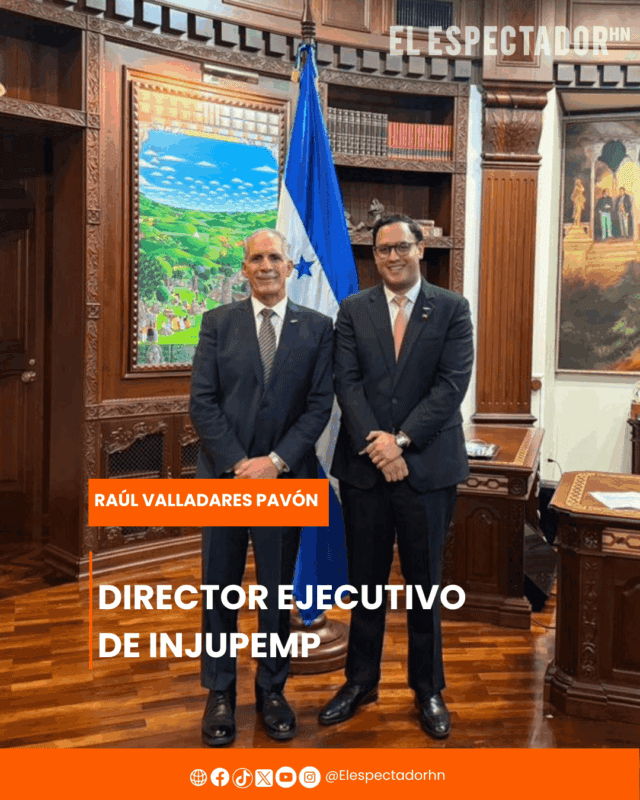 Raúl Valladares Pavón es nombrado, Director Ejecutivo del INJUPEMP