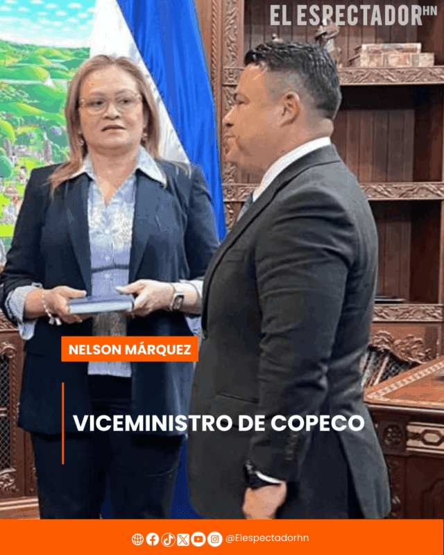 Nelson Márquez es juramentado como viceministro de Copeco a pesar de ser acusado en el caso de corrupción Sedecoas