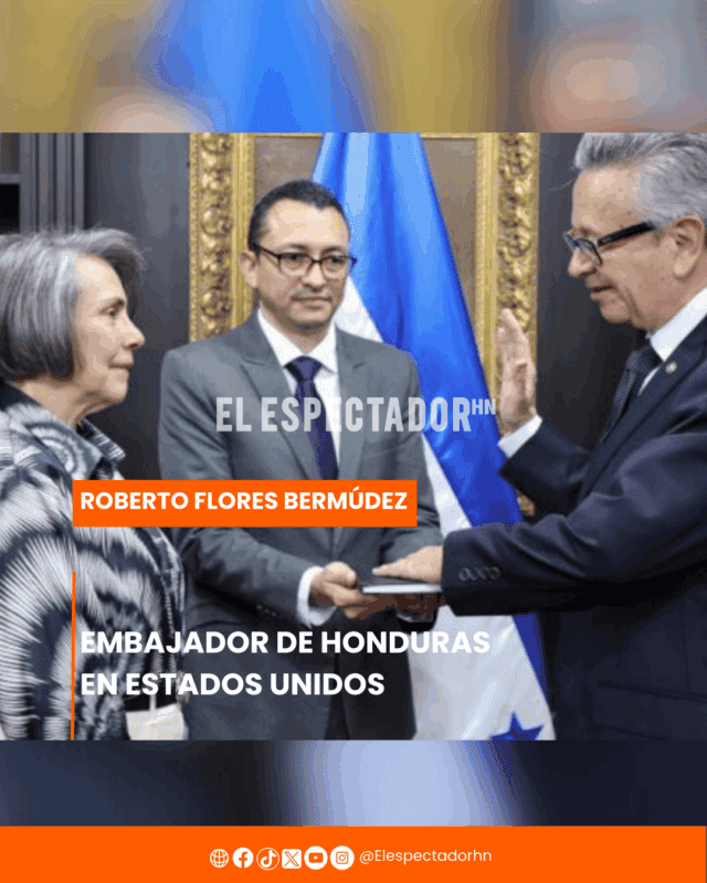 Roberto Flores Bermúdez, es nombrado como embajador de Honduras ante Estados Unidos