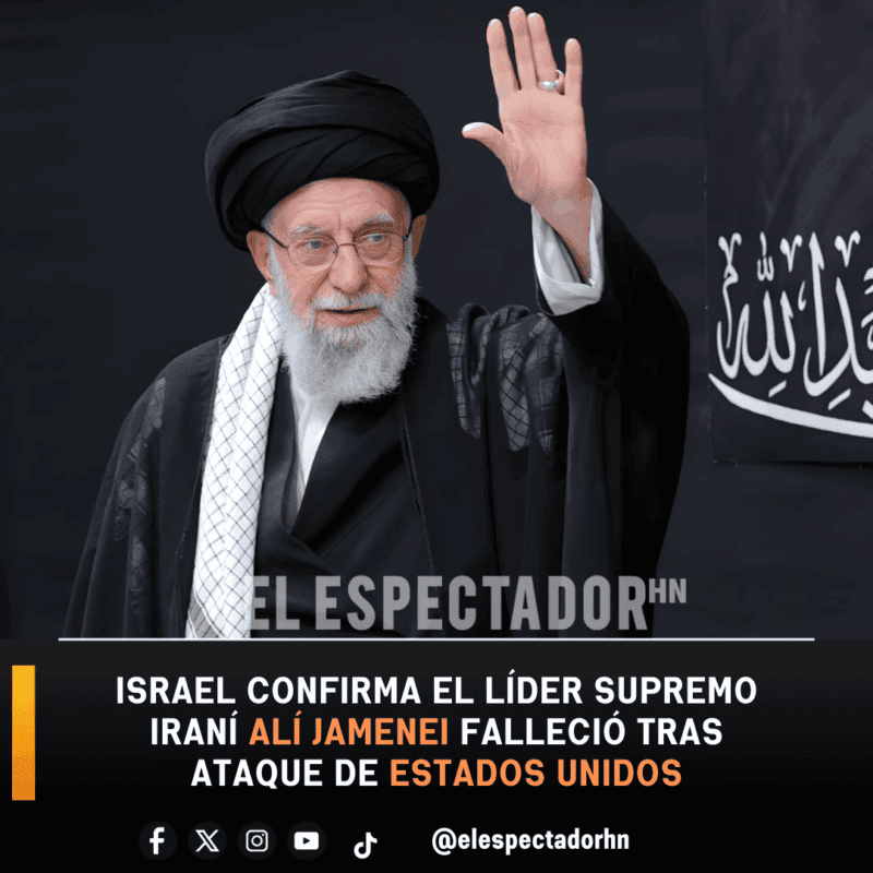 Israel confirma el líder supremo Íraní Alí Jamenei falleció tras ataque de Estados Unidos