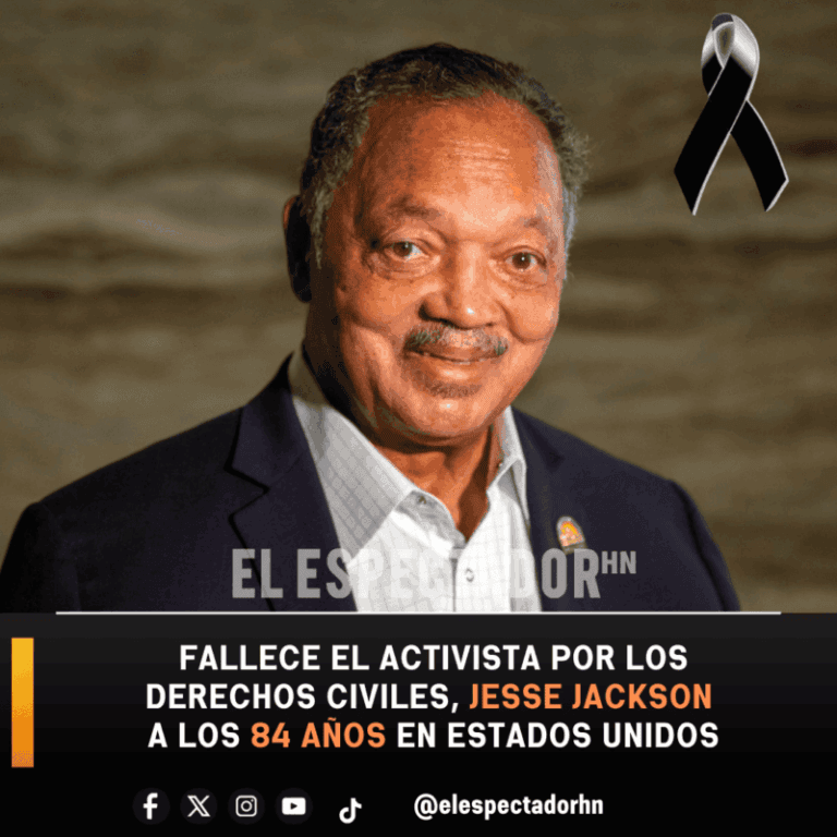 Fallece el activista por los derechos civiles Jesse Jackson a los 84 años en Estados Unidos