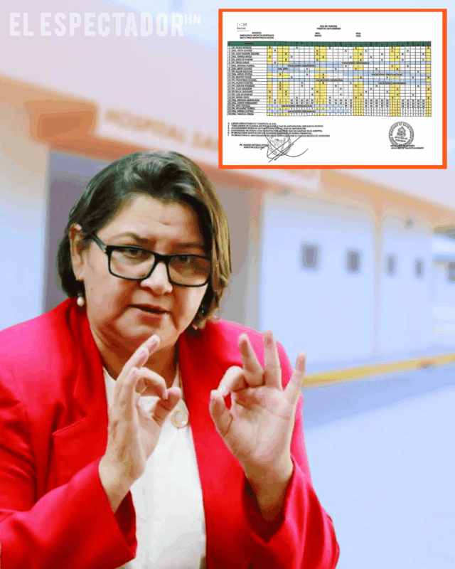 Carla Paredes cobra doble sueldo mientras no aparece en rol de guardias del Hospital de San Lorenzo, Valle